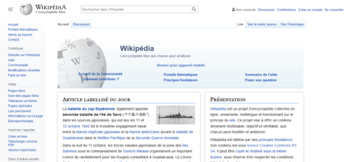 Couverture de Wikipédia