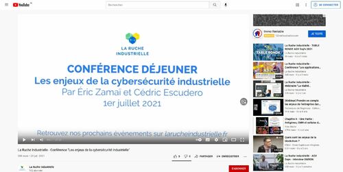 Couverture de La Ruche Industrielle - Conférence "Les enjeux de la cybersécurité industrielle"