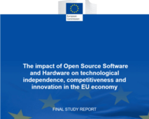 Couverture de Study about the impact of open source software and hardware on technological independence, competitiveness and innovation in the EU economy : Shaping Europe’s digital future