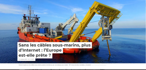 Couverture de Sans les câbles sous-marins, plus d’Internet : l’Europe est-elle prête ?