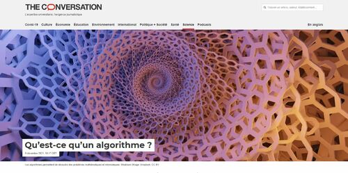 Couverture de Qu’est-ce qu’un algorithme ?