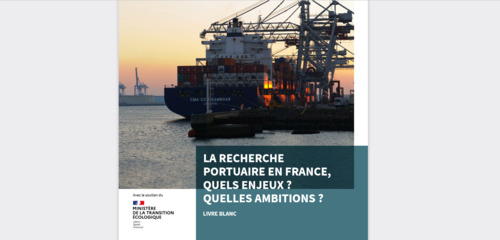 Couverture de La recherche portuaire en France, Quels enjeux ? Quelles Ambitions ? Libre blanc