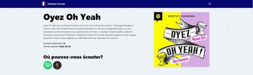 Couverture de Oyez Oh Yeah – Podcasts Français