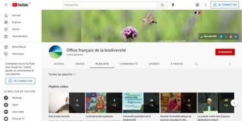 Couverture de Office français de la biodiversité - Chaîne Youtube