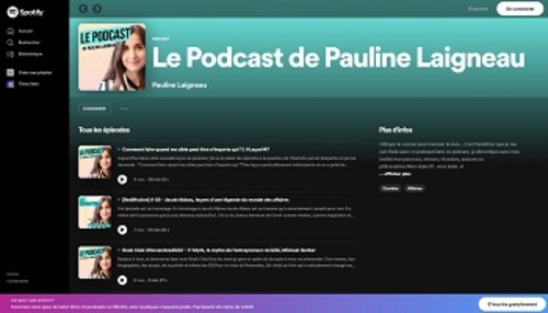 Couverture de Le Podcast de Pauline Laigneau