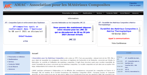 Couverture de AMAC - Association pour les MAtériaux Composites