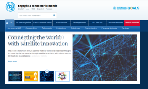 Couverture de ITU : Engagée à connecter le monde