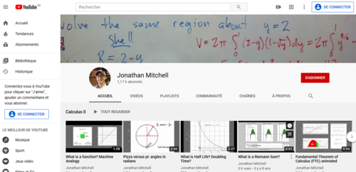 Couverture de Jonathan Mitchell - YouTube