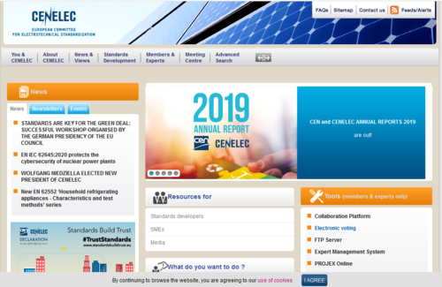 Couverture de CENELEC : European Committee for Electrotechnical Standardization