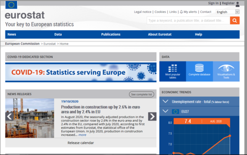 Couverture de Eurostat