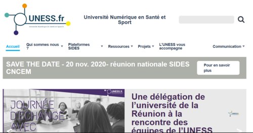Couverture de UNESS : Université Numérique en Santé et Sport