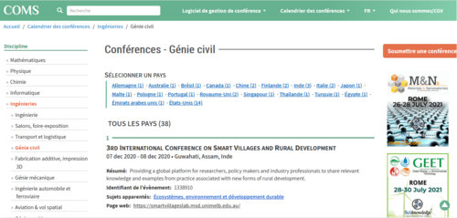 Couverture de Conférences - Génie civil