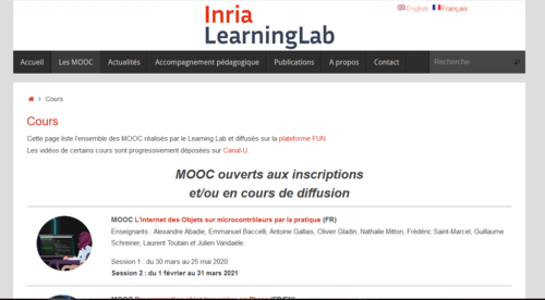 Couverture de Cours – Inria Learning Lab