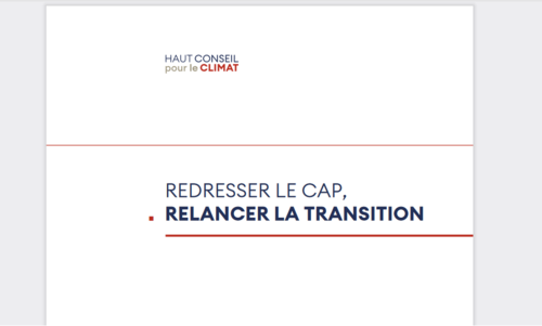 Couverture de Redresser le cap - Relancer la transition : Rapport annuel 2020