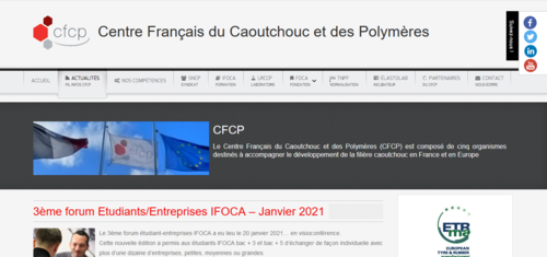 Couverture de CFCP : Centre Français du Caoutchouc et des Polymères