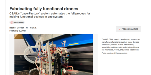 Couverture de Fabricating fully functional drones