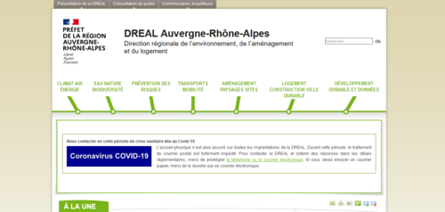 Couverture de DREAL Auvergne-Rhône-Alpes : Direction régionale de l’environnement, de l’aménagement et du logement