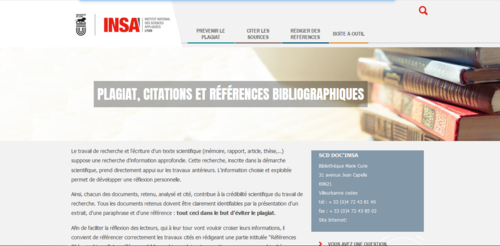 Couverture de Plagiat, citations et références bibliographiques