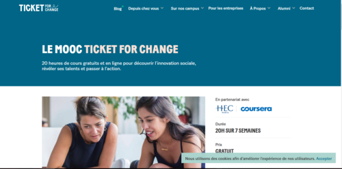 Couverture de Le MOOC Ticket for Change