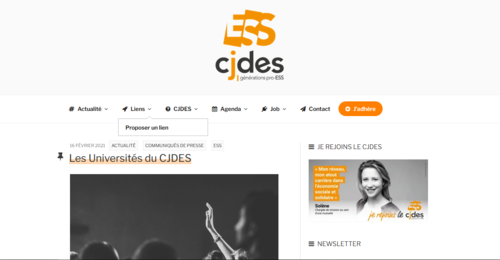 Couverture de CJDES – Centre des jeunes, des dirigeants, des acteurs de l’économie sociale et solidaire