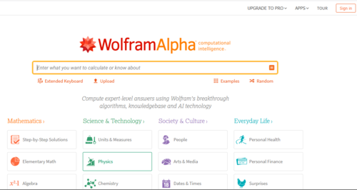 Couverture de Wolfram Alpha