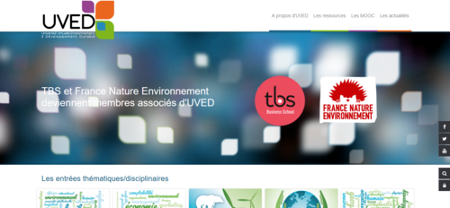 Couverture de UVED - Université Virtuelle Environnement et Développement durable