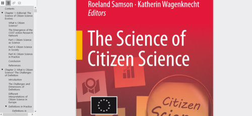 Couverture de The science of Citizen Science