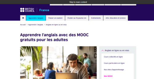 Couverture de Apprendre l'anglais avec des MOOC gratuits pour les adultes