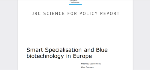 Couverture de Smart Specialisation and Blue biotechnology in Europe