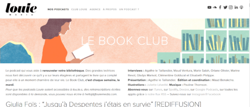 Couverture de Le Book Club — Louie Media