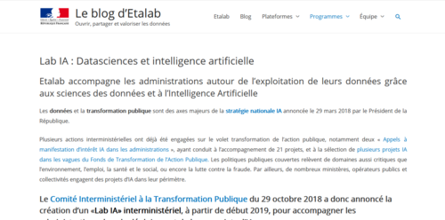 Couverture de Lab IA : Datasciences et intelligence artificielle