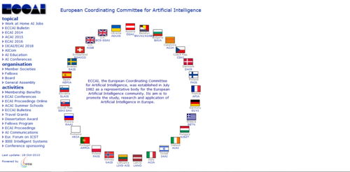 Couverture de European Coordinating Committee for Artificial Intelligence (ECCAI)