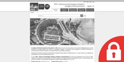 Couverture de INIS - Sciences et technologies nucléaires, énergies et environnement