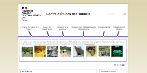 Couverture de CETU - Centre d'Études des Tunnels