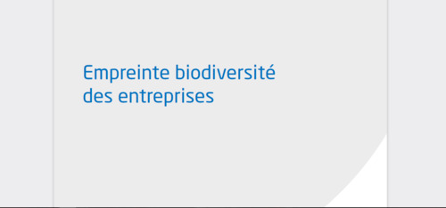 Couverture de Empreinte biodiversité des entreprises