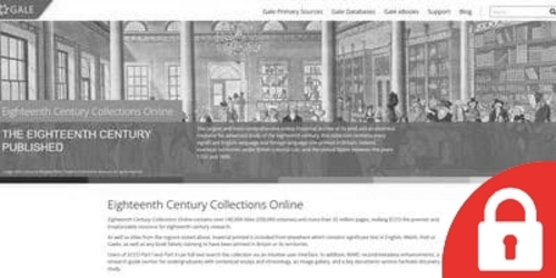 Couverture de ECCO - Eighteenth Century Collections Online