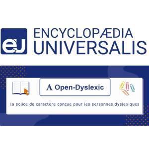 Couverture de Open-Dyslexic utilisée chez Universalis
