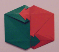 origami green dot symbol
